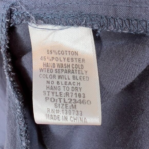 Umgee Dress Womens Size Medium Navy and Black Off the Shoulder Pom Poms Mini - Picture 8 of 14